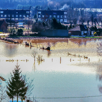 Innondations vallée de l'AA b Innondation