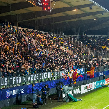 RC CALAIS (N3)contre RC Strasbourg(L1) 32ème finale de la Coupe de France stade de l'épopée à Calais 21 12 024