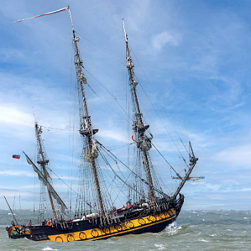Arrivée du Shtandart