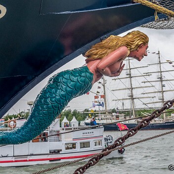 Figure de proue Thalassa à Rouen Armada 2019